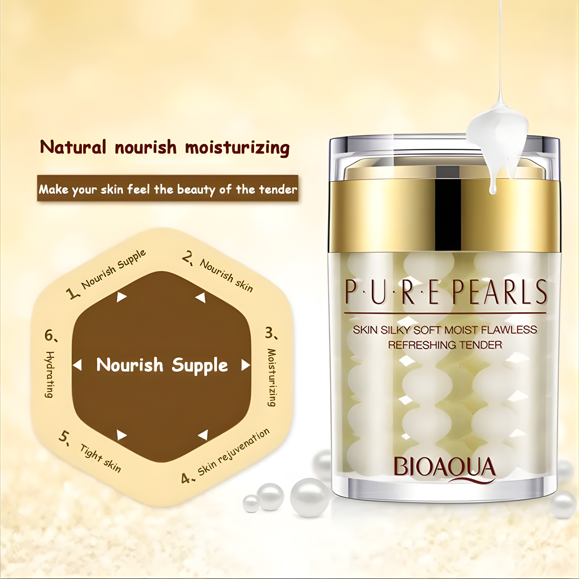 Crema Locion Perlas Humectante Cara/Cue