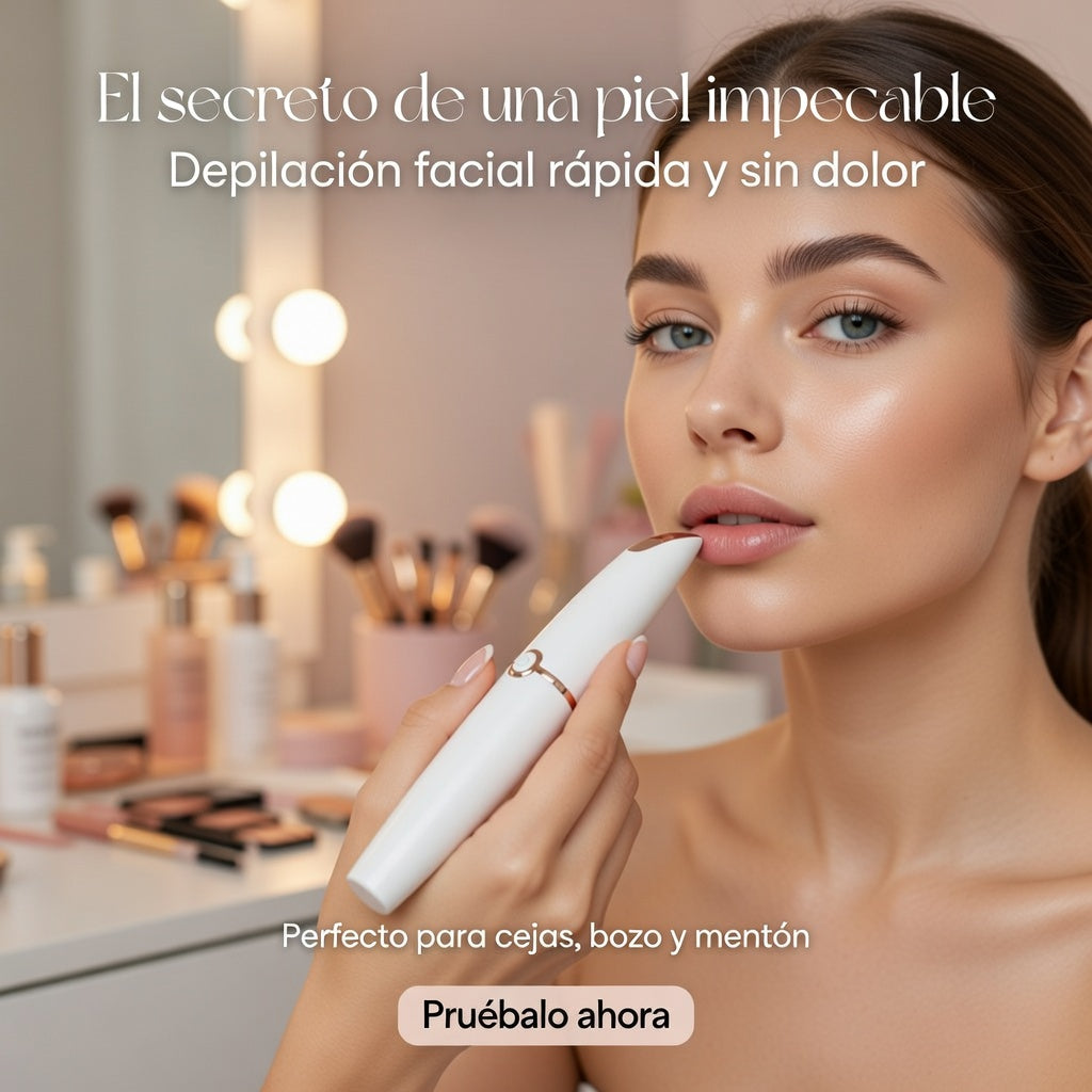Depilador facial de cejas electrica