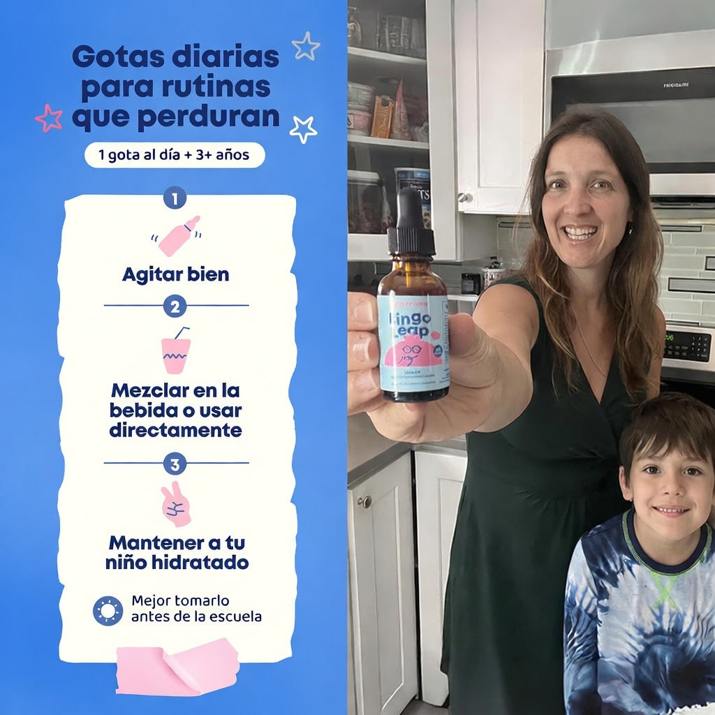 Gotas Lingo Leap Mejora Cerebral
